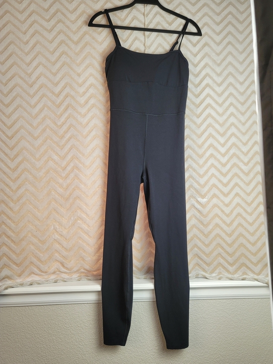 all in motion Pants - all in motion Black Slim Spaghetti-Strap Jumpsuit